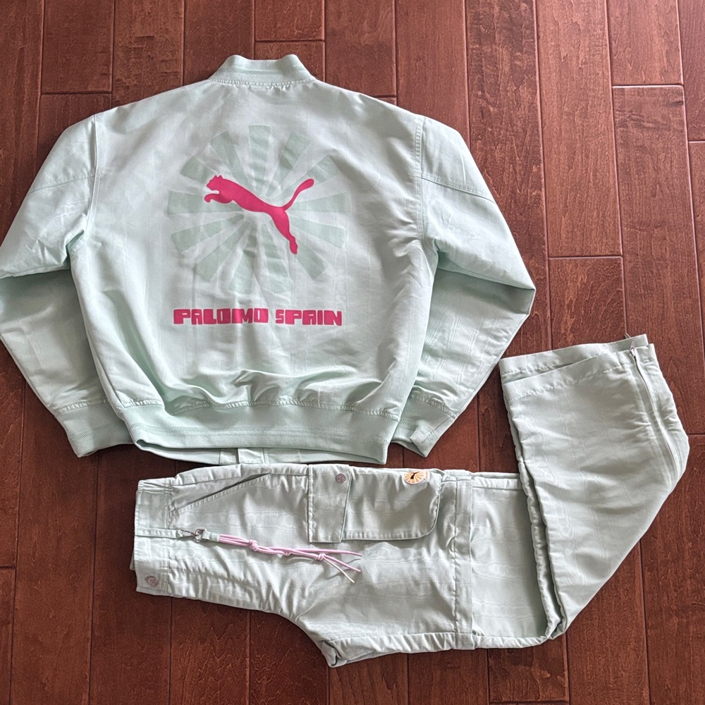 Puma Light Green Puffer Set